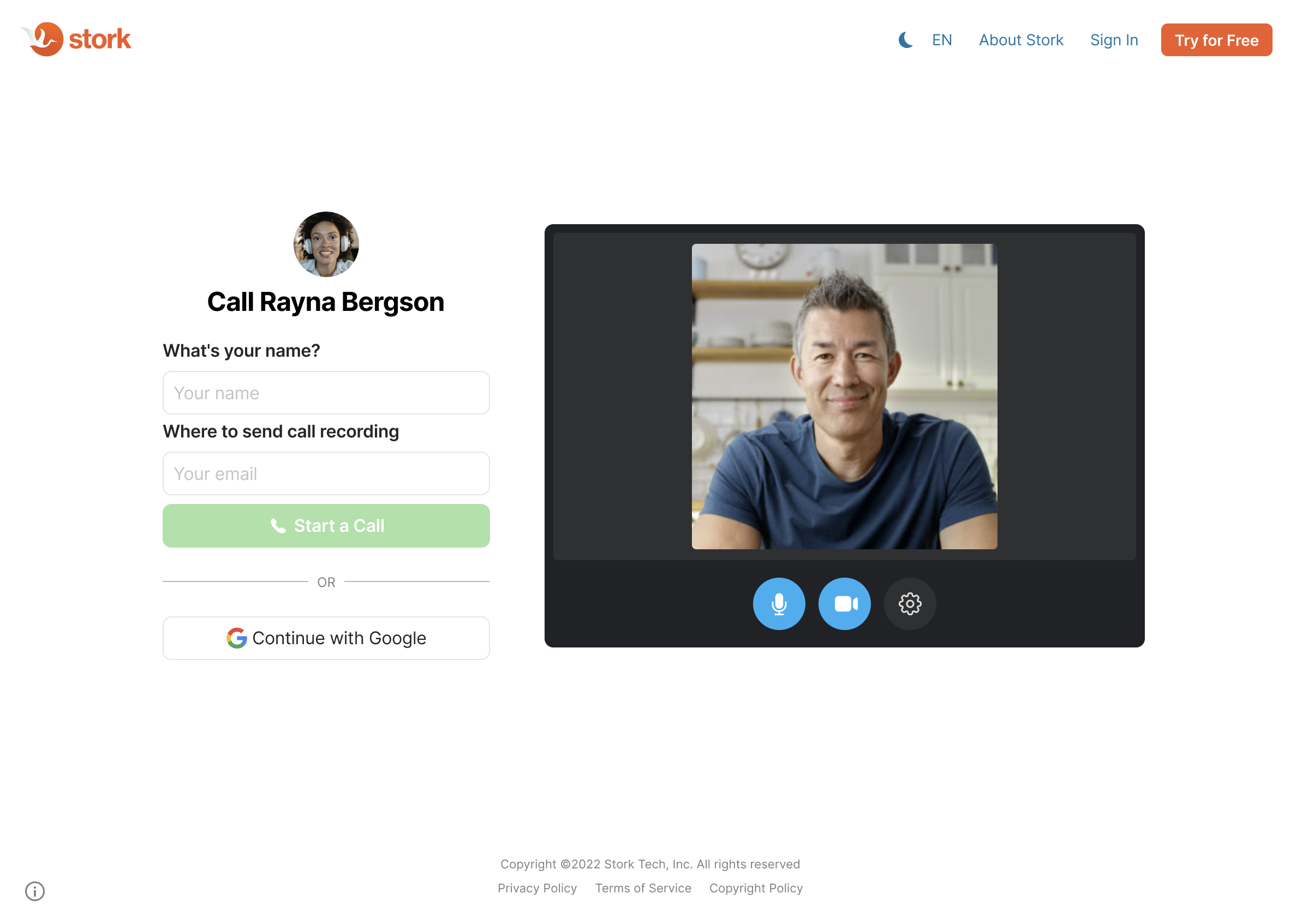 This is how users will see your Call My Link URL link