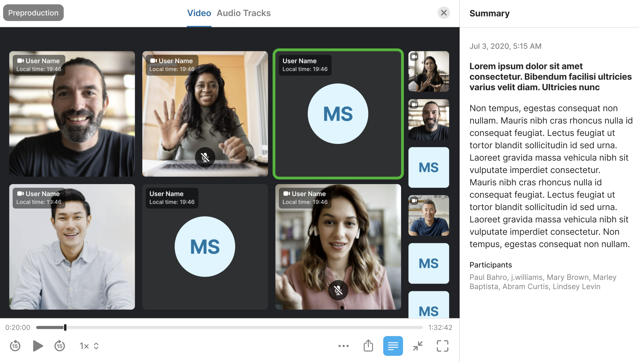 A summary of a meeting generated by OpenAI 